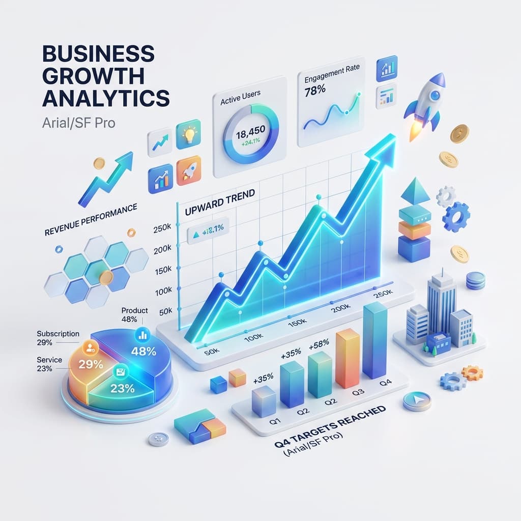 3D Business Growth Analytics